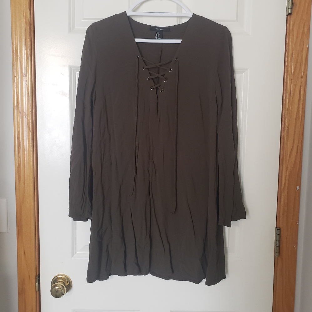 Army Green Forever 22 Dress